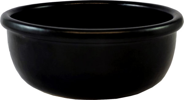 Seifenschale Keramik schwarz matt